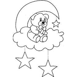 Coloring page: Moon (Nature) #155710 - Free Printable Coloring Pages