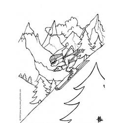 Coloring page: Mountain (Nature) #156539 - Printable coloring pages