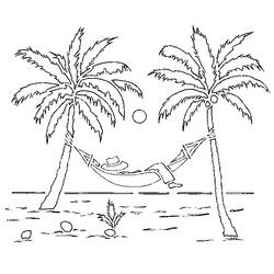 Coloring page: Palm tree (Nature) #161113 - Printable coloring pages