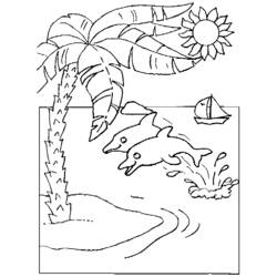 Coloring page: Palm tree (Nature) #161160 - Printable coloring pages