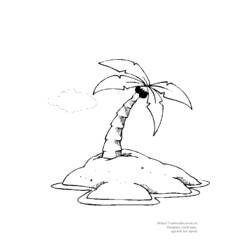 Coloring page: Palm tree (Nature) #161194 - Printable coloring pages