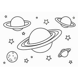 Coloring page: Planet (Nature) #157603 - Printable coloring pages