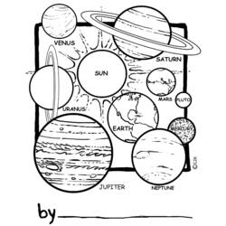 Coloring page: Planet (Nature) #157608 - Printable coloring pages