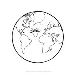 Coloring page: Planet (Nature) #157613 - Free Printable Coloring Pages