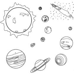 Coloring page: Planet (Nature) #157615 - Printable coloring pages