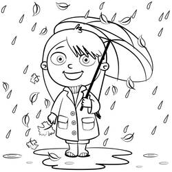 Coloring page: Rain (Nature) #158208 - Printable coloring pages