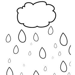 Coloring page: Rain (Nature) #158209 - Printable coloring pages