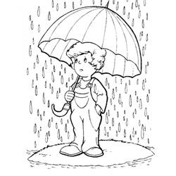 Coloring page: Rain (Nature) #158215 - Printable coloring pages