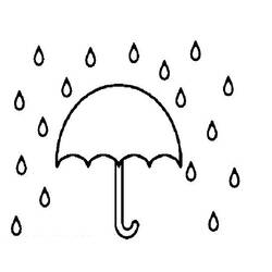 Coloring page: Rain (Nature) #158227 - Printable coloring pages