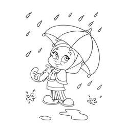 Coloring page: Rain (Nature) #158253 - Printable coloring pages