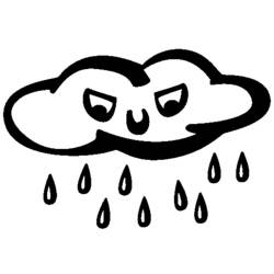 Coloring page: Rain (Nature) #158266 - Free Printable Coloring Pages