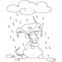 Coloring page: Rain (Nature) #158283 - Free Printable Coloring Pages