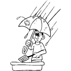 Coloring page: Rain (Nature) #158284 - Free Printable Coloring Pages