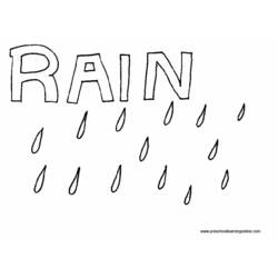 Coloring page: Rain (Nature) #158295 - Free Printable Coloring Pages