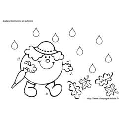 Coloring page: Rain (Nature) #158308 - Free Printable Coloring Pages