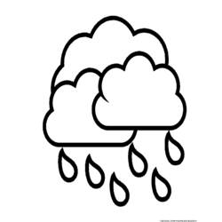 Coloring page: Rain (Nature) #158333 - Printable coloring pages