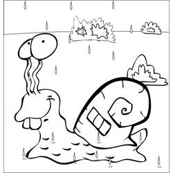 Coloring page: Rain (Nature) #158342 - Free Printable Coloring Pages