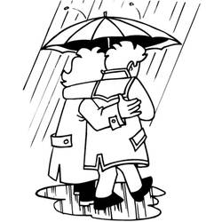 Coloring page: Rain (Nature) #158367 - Free Printable Coloring Pages