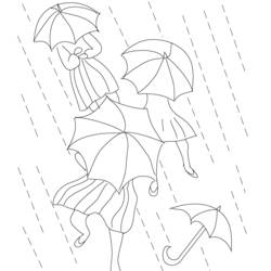 Coloring page: Rain (Nature) #158404 - Free Printable Coloring Pages