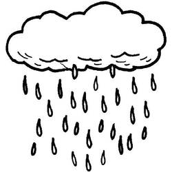 Coloring pages: Rain - Printable coloring pages