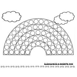 Coloring page: Rainbow (Nature) #155276 - Printable coloring pages