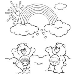 Coloring page: Rainbow (Nature) #155278 - Printable coloring pages
