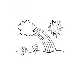 Coloring page: Rainbow (Nature) #155291 - Free Printable Coloring Pages