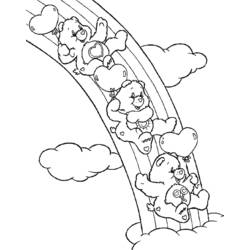 Coloring page: Rainbow (Nature) #155334 - Printable coloring pages