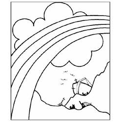 Coloring page: Rainbow (Nature) #155396 - Printable coloring pages