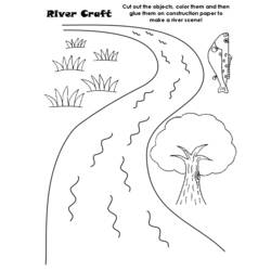 Coloring page: River (Nature) #159266 - Printable coloring pages