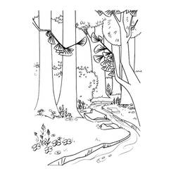Coloring page: River (Nature) #159271 - Printable coloring pages