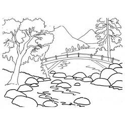Coloring page: River (Nature) #159296 - Printable coloring pages