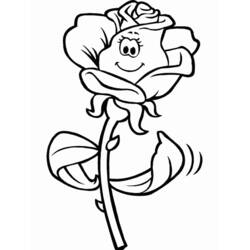 Coloring page: Roses (Nature) #161868 - Printable coloring pages