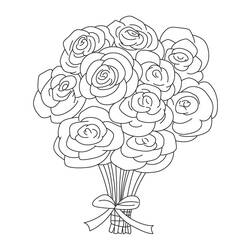Coloring page: Roses (Nature) #161892 - Printable coloring pages