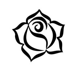 Coloring page: Roses (Nature) #161903 - Printable coloring pages