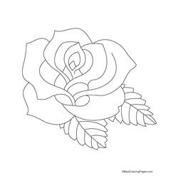 Coloring page: Roses (Nature) #161904 - Free Printable Coloring Pages
