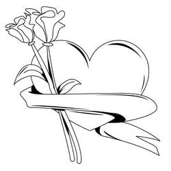 Coloring page: Roses (Nature) #161930 - Free Printable Coloring Pages
