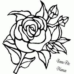 Coloring page: Roses (Nature) #162078 - Free Printable Coloring Pages