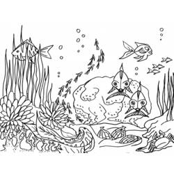 Coloring page: Seabed (Nature) #160102 - Printable coloring pages