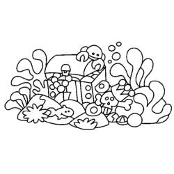 Coloring page: Seabed (Nature) #160194 - Printable coloring pages