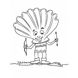 Coloring page: Shell (Nature) #163197 - Free Printable Coloring Pages