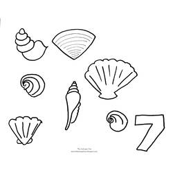 Coloring page: Shell (Nature) #163380 - Free Printable Coloring Pages