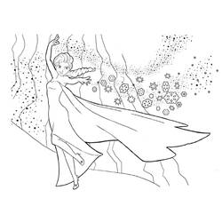 Coloring page: Snow (Nature) #158509 - Printable coloring pages