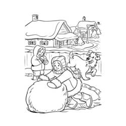 Coloring page: Snow (Nature) #158565 - Printable coloring pages