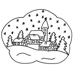 Coloring page: Snow (Nature) #158731 - Printable coloring pages