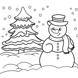 Coloring page: Snow (Nature) #158740 - Printable coloring pages