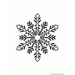 Coloring page: Snowflake (Nature) #160461 - Printable coloring pages