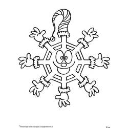 Coloring page: Snowflake (Nature) #160465 - Printable coloring pages