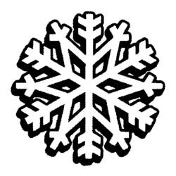Coloring page: Snowflake (Nature) #160466 - Free Printable Coloring Pages