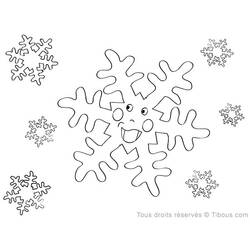 Coloring page: Snowflake (Nature) #160485 - Printable coloring pages
